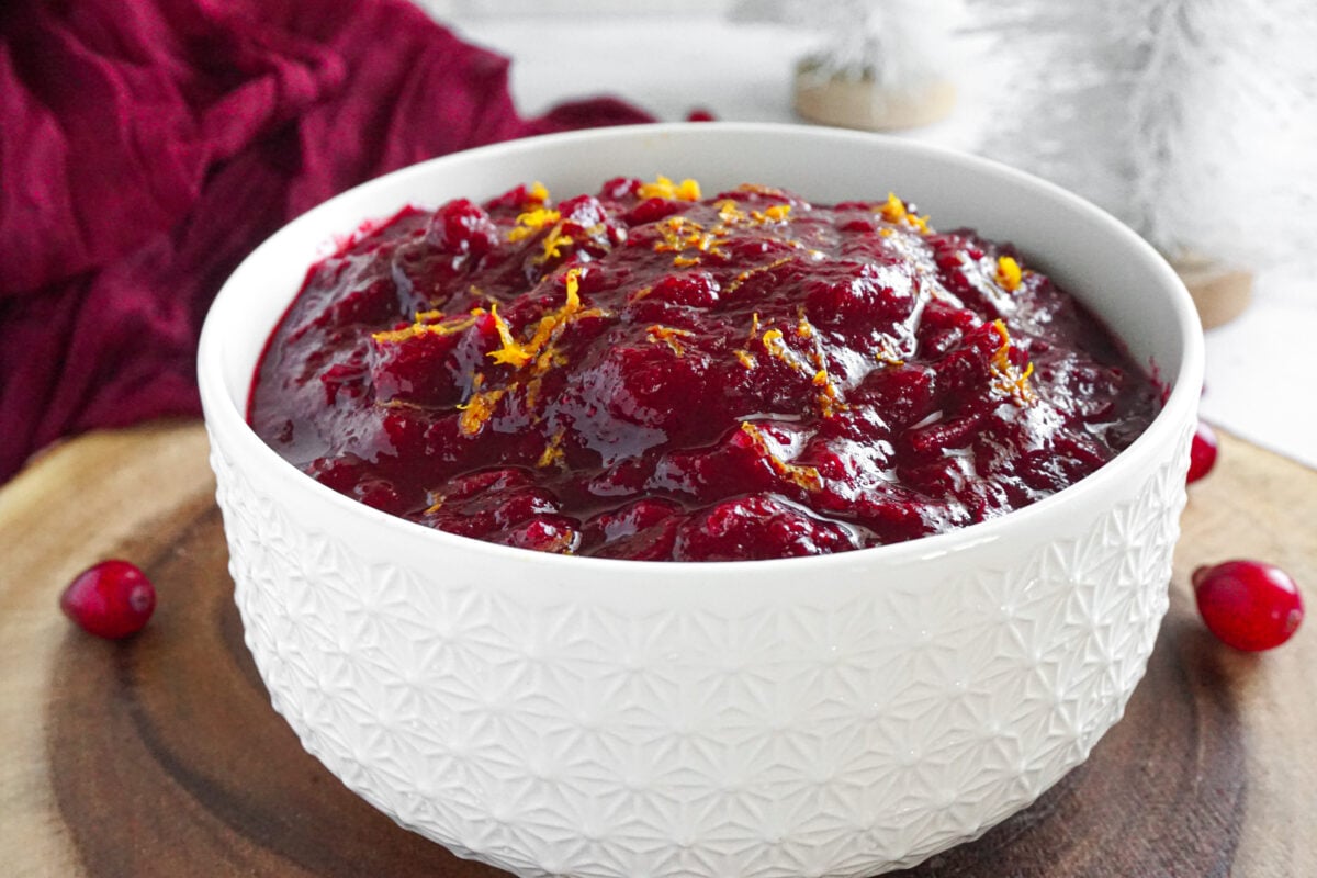 Spiced Cranberry Sauce - Liv’s Little Muffins